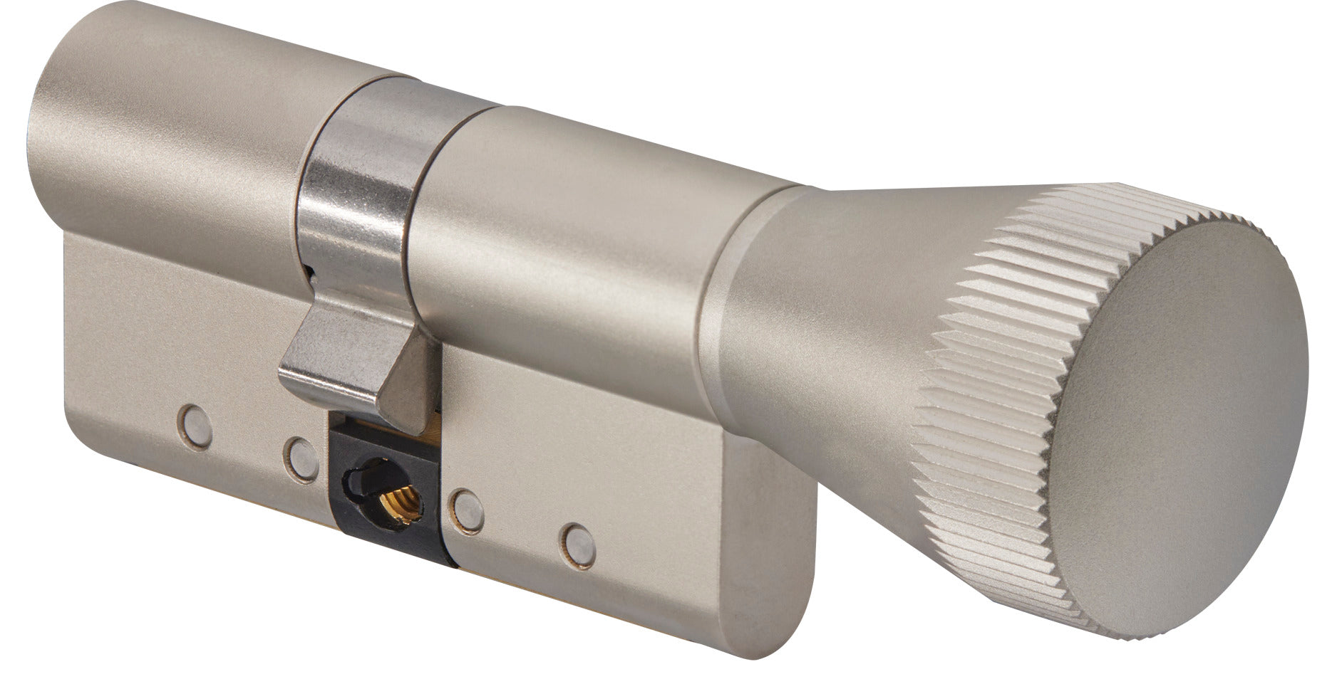CLIQ Go Knaufzylinder von ASSA ABLOY. Außenseite elektronisch, Innenseite Knauf